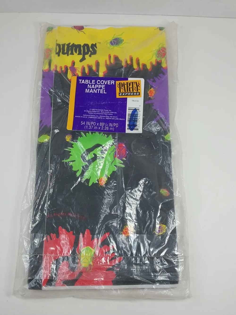 Vtg Goosebumps Table Cover Paper Hallmark 54